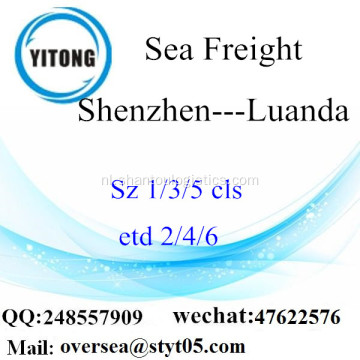 Shenzhen poort LCL consolidatie naar Luanda